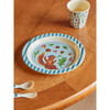 Melamine Happy Forest Print Kids Lunch Plate, Blue - Tableware - 3