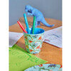 Melamine Dragon Print  Medium 8.4oz Cup, Blue - Tableware - 2