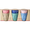 Melamine A New York Minute Medium 8.4 oz Cups, Assorted Colors (Pack Of 6) - Tableware - 1 - thumbnail