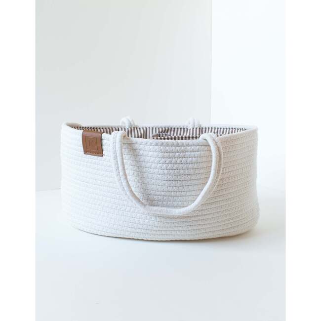 Diaper Caddy Truffle Stripe