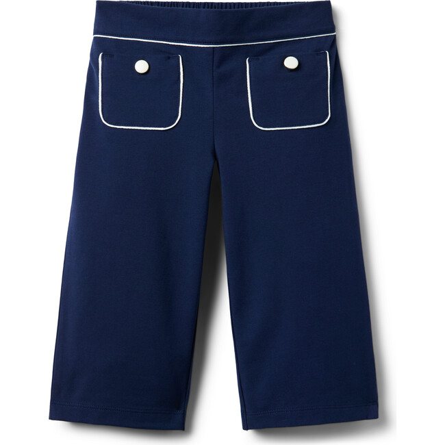 The Linen-Cotton Pull-On Pant, Chambray