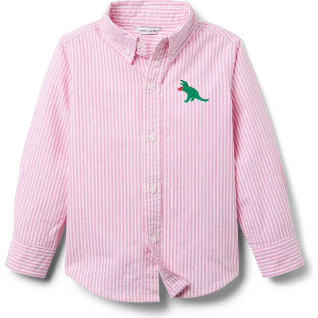 The Embroidered Dinosaur Oxford Shirt