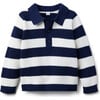 Striped Polo Sweater - Sweaters - 1 - thumbnail