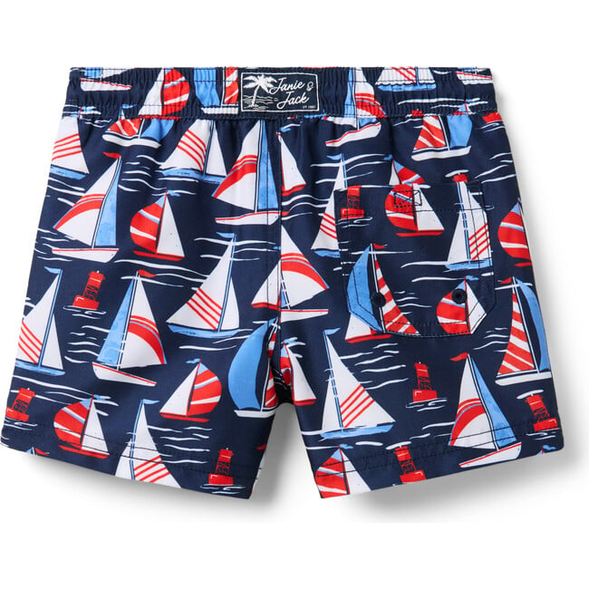 Recycled Sailboat Swim Trunk - Swim Trunks - 2