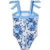 Recycled Floral Bow Swimsuit - One Pieces - 2