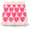 Heart Ruffle Hem Sweater Skirt - Skirts - 1 - thumbnail