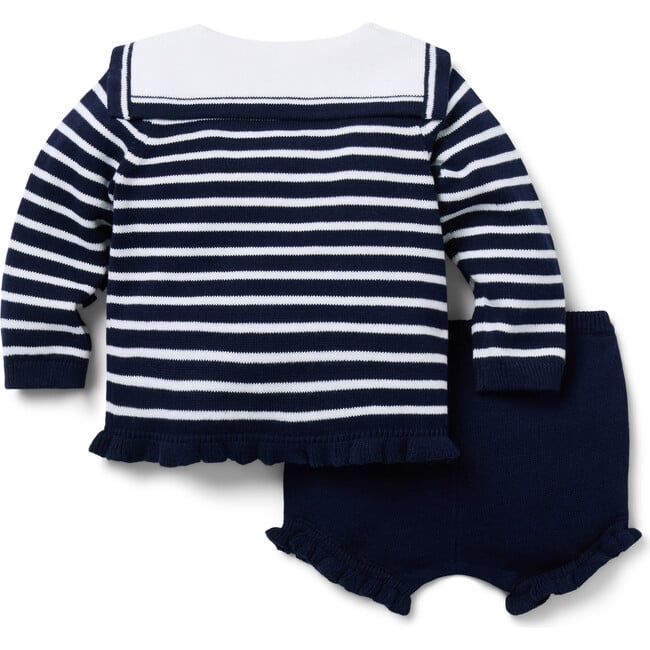 Baby Sailor Striped Matching Set - Mixed Apparel Set - 2