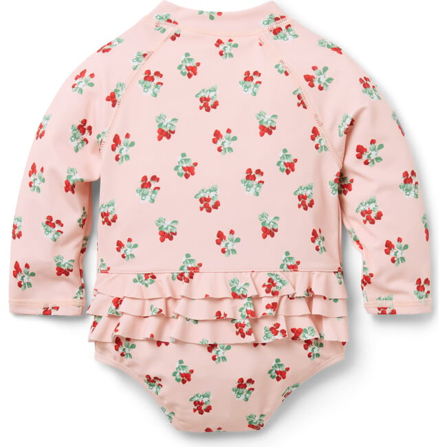 Baby Recycled Strawberry Rash Guard Swimsuit - One Pieces - 2