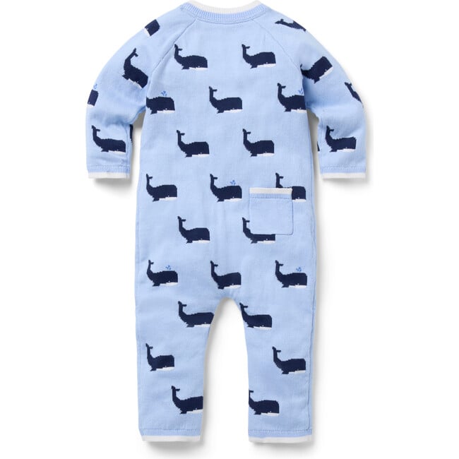 Baby Whale Sweater Romper - Rompers - 2