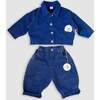 Blue Workwear Set, Blue - Mixed Apparel Set - 1 - thumbnail