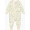 Ribbed Zebra Stripe Two Way Zip Up Romper - Rompers - 1 - thumbnail