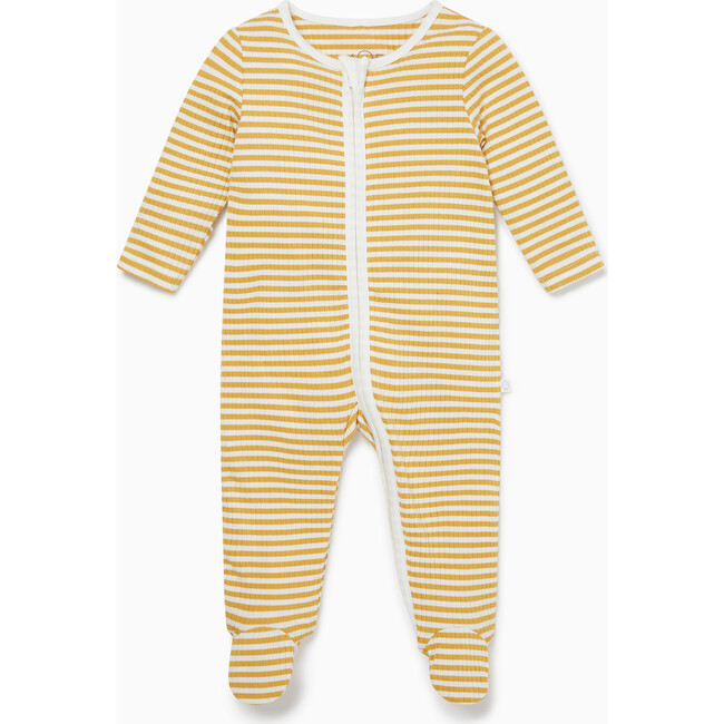 Ribbed Two Way Zip-Up Sleepsuit