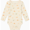 Lion Print Long Sleeve Bodysuit - Onesies - 1 - thumbnail