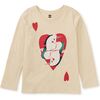 Unicorn of Hearts Graphic Tee, Antique - T-Shirts - 1 - thumbnail