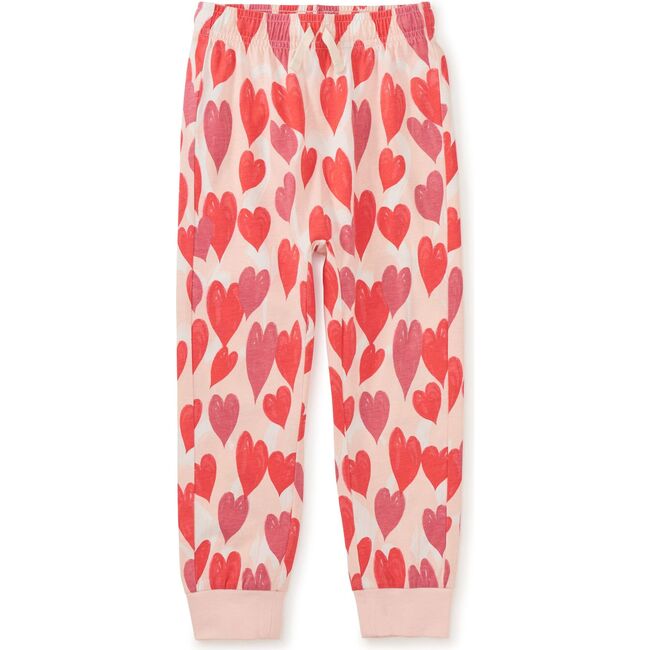 Printed Everyday Joggers, Marbled Hearts