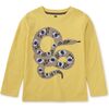 Lucky Snake Graphic Tee, Lemongrass - T-Shirts - 1 - thumbnail