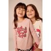 Heart Berries Graphic Tee, Cameo Pink - T-Shirts - 2