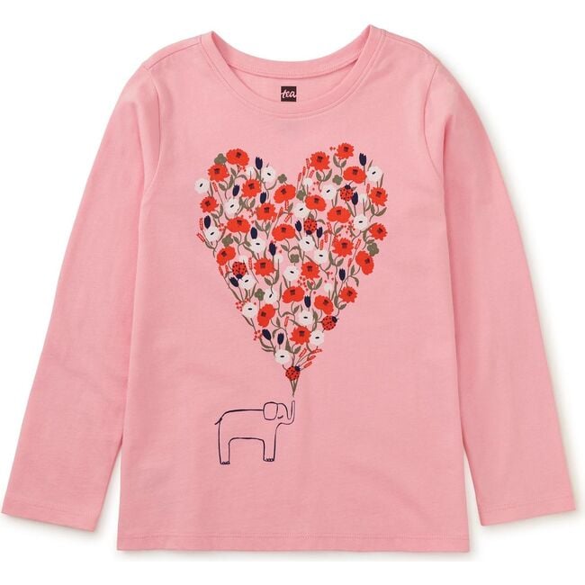 Elephant Heart Graphic Tee, Blossom