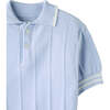 Zeke Polo Shirt With Contrast Details, Blue - Polo Shirts - 3