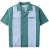 Weston Color Block Shirt, Green - Button Downs - 1 - thumbnail