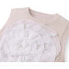 Stefania Vest With Oversized Contrast Flower - Blouses - 2