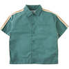 Otis Shirt With Wide Stripe, Green - Button Downs - 1 - thumbnail