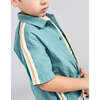 Otis Shirt With Wide Stripe, Green - Button Downs - 2