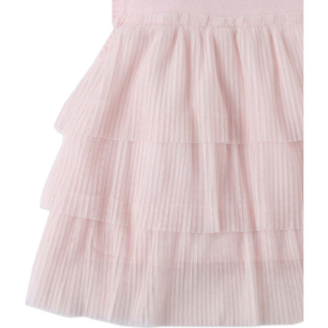 Paloma Top With  Tiered Pleated Tulle - Blouses - 4