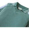 Elijah V-Neck Polo, Green - Polo Shirts - 5