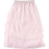 Delia Midi Skirt With Pleated Tulle - Skirts - 1 - thumbnail