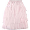 Delia Midi Skirt With Pleated Tulle - Skirts - 5