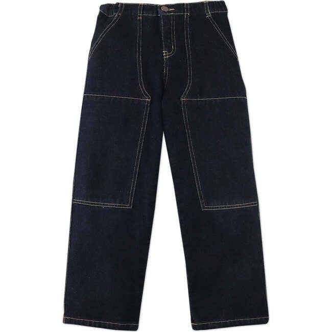 Dalton Straight Denim Jeans, Blue