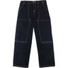 Dalton Straight Denim Jeans, Blue - Pants - 1 - thumbnail