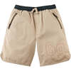 Clark Walking Shorts With Gg Logo, Beige - Shorts - 1 - thumbnail