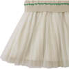 Clara Sleeveless Top With Neck Ties And Pleated Skirt, Offwhite - Dresses - 4