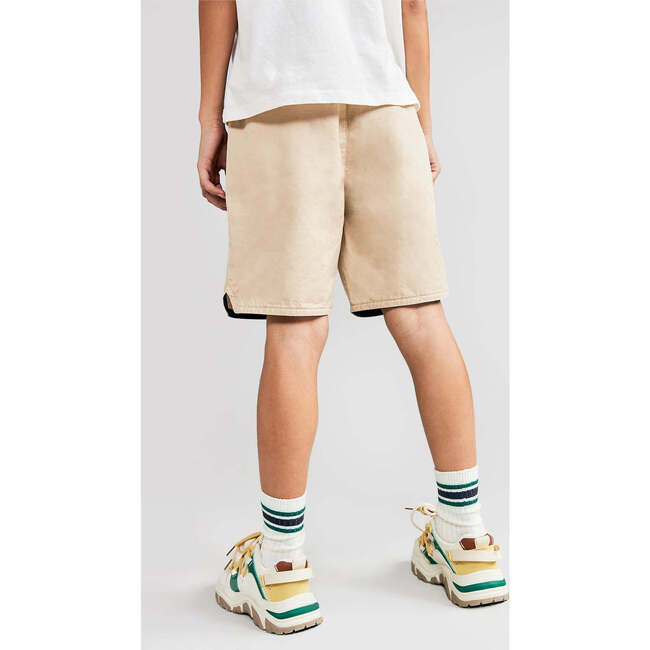 Clark Walking Shorts With Gg Logo, Beige - Shorts - 5