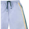 Chester Walking Shorts With Side Stripes, Blue - Shorts - 3