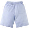 Chester Walking Shorts With Side Stripes, Blue - Shorts - 5