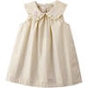 Baby Ludmila Shift Dress Gold With Embro On Collar, Multi - Dresses - 1 - thumbnail