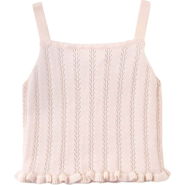 Brigitte Tank Top With Front Ruching, Pink - Blouses - 5