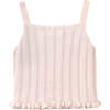 Brigitte Tank Top With Front Ruching, Pink - Blouses - 5