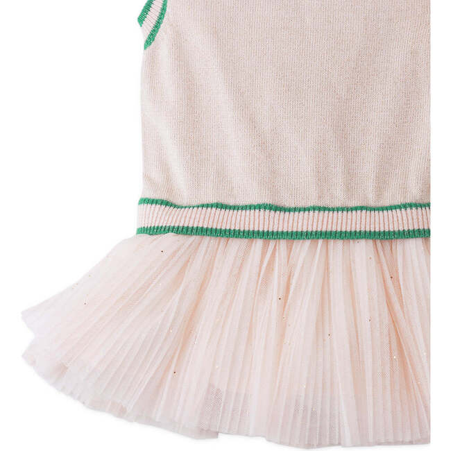 Baby Charlene Tennis Dress, Peach - Dresses - 3