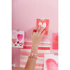 Hearts Pearl Pink Glitter Bangles - Bracelets - 2