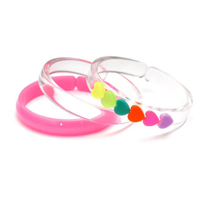 Hearts Neon Bangles