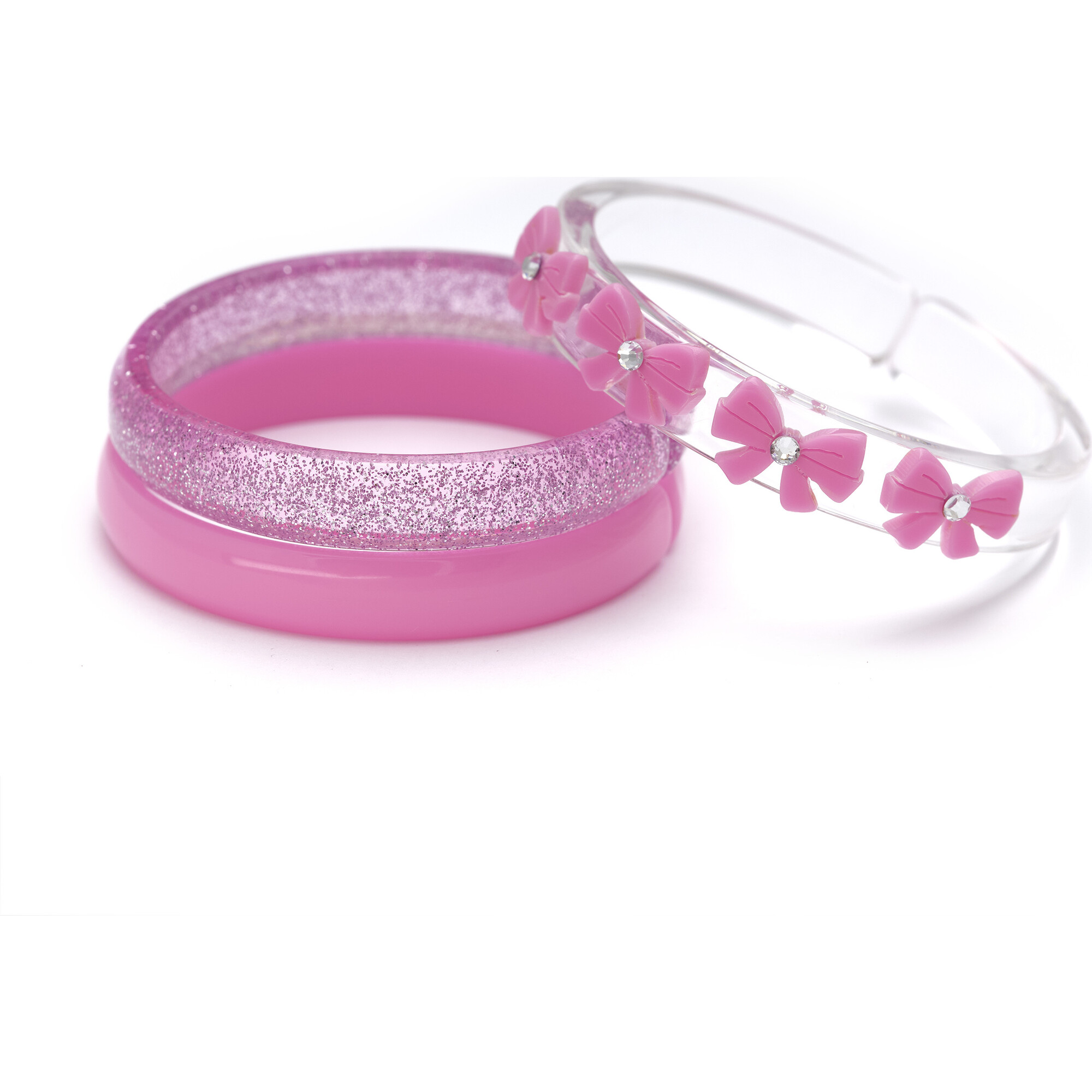 Bows Pink Bangles - Bracelets - 1
