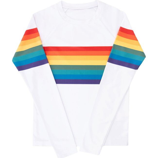 Unisex Rashguard, Forever Summer Rainbow