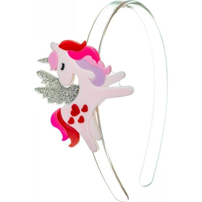 Lilies & Roses- Unicorn Valentine's Headband