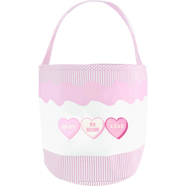 Candy Hearts Tote, Pink