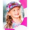 Cap, White, Pink, And Green Flowers - Hats - 3