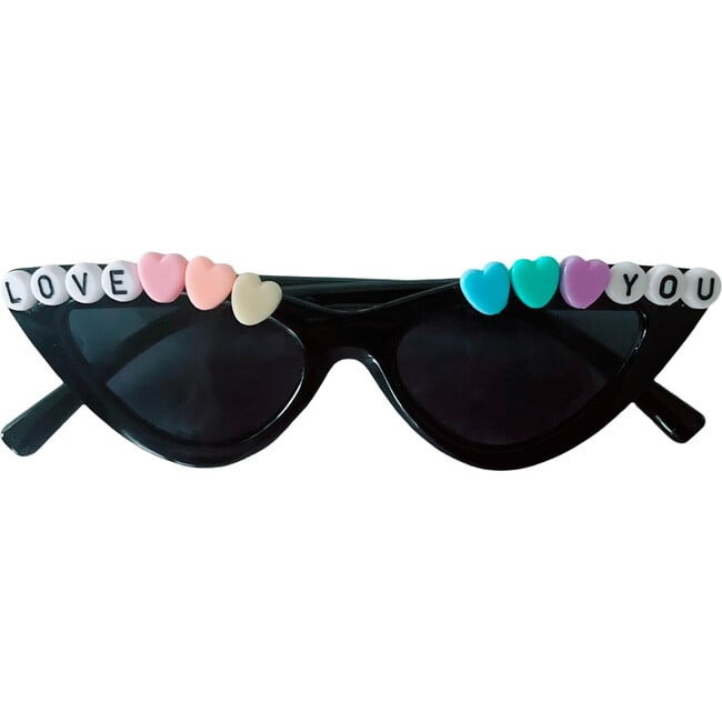 Love You Elle Cat Eye Sunnies, Black